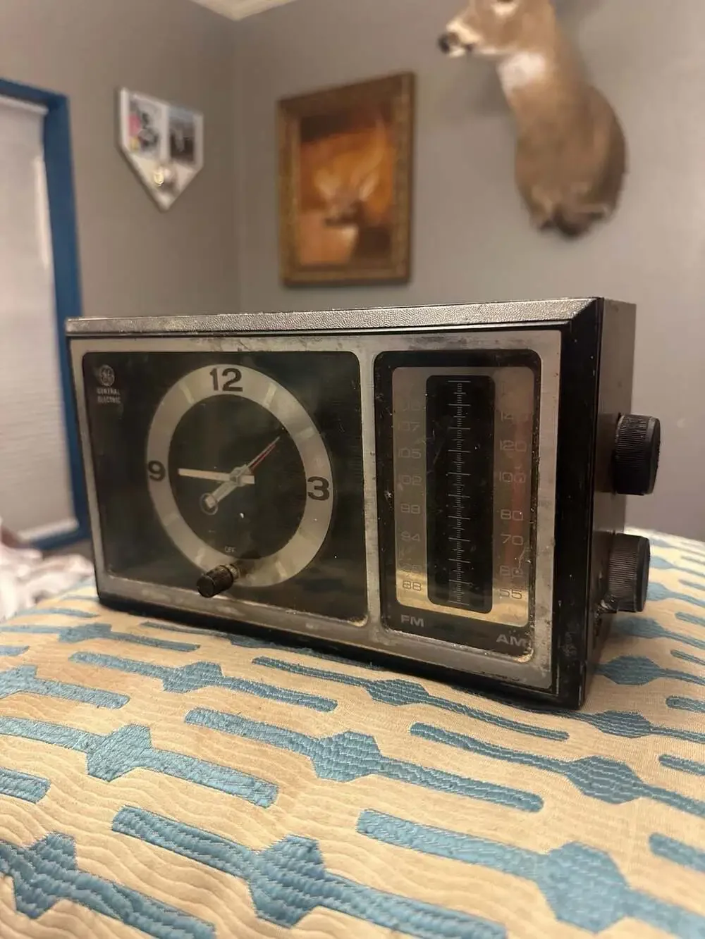 Vintage Analog MCM 70s GE Model 7-4501 Alarm Tested and Works